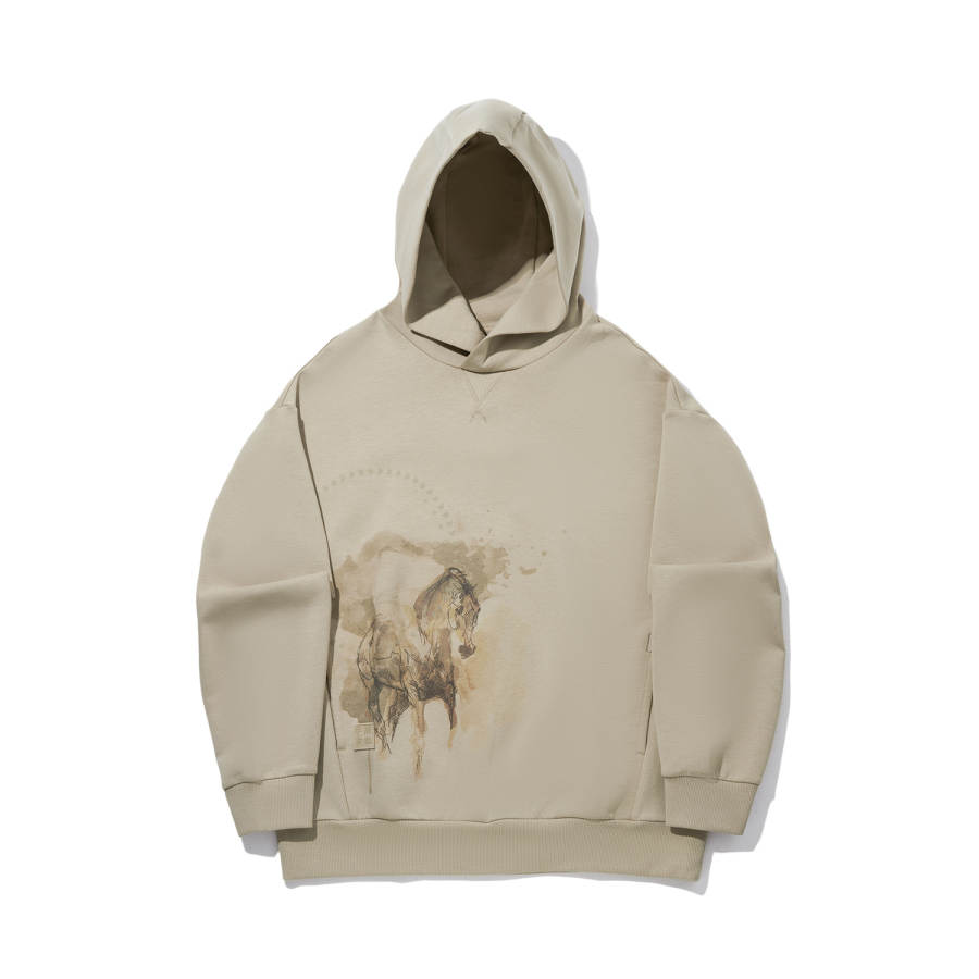 Li-Ning Li Ning Sweatshirts Men's Mole Umber Hooded Moderate