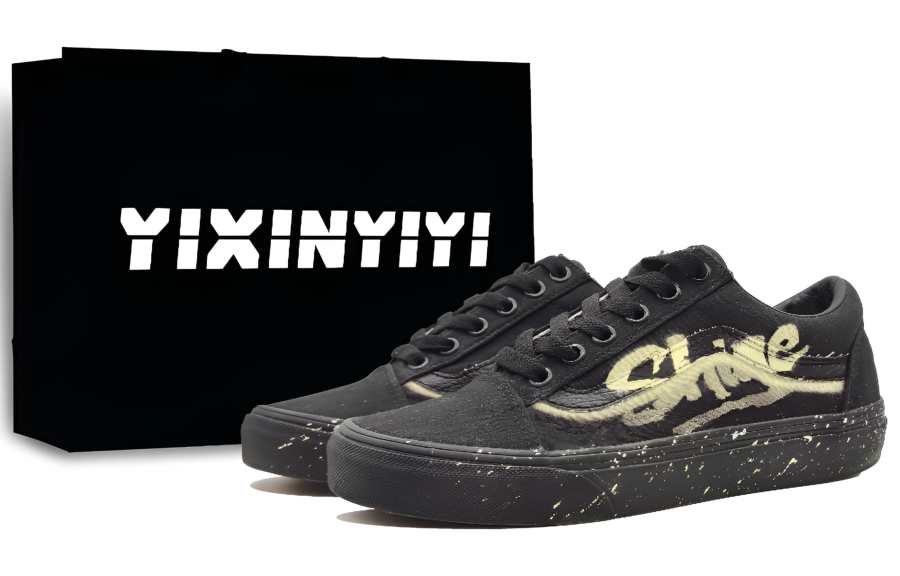 Vans Old Skool Low top Skateboard Shoes Unisex Lunar Yellow