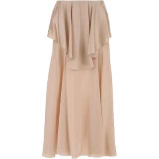 Chloé Fluid Layered Midi Skirt