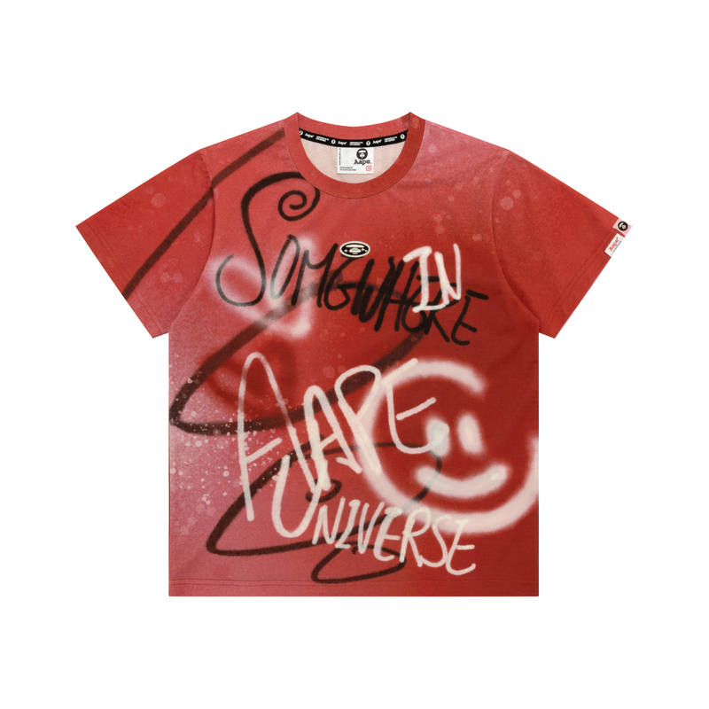Aape Aape graffiti-print T-shirt
