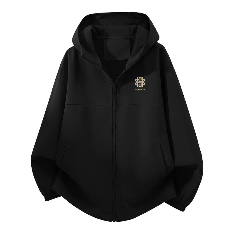 Tonlion Jackets Unisex Hooded Moderate
