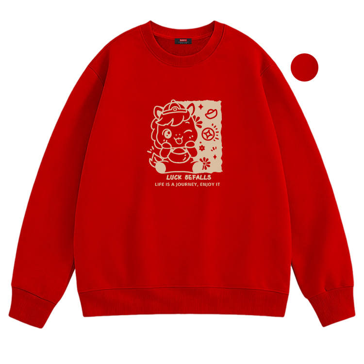 BALENO Sweatshirts Women's Crew Neck Thickened Heavyweight