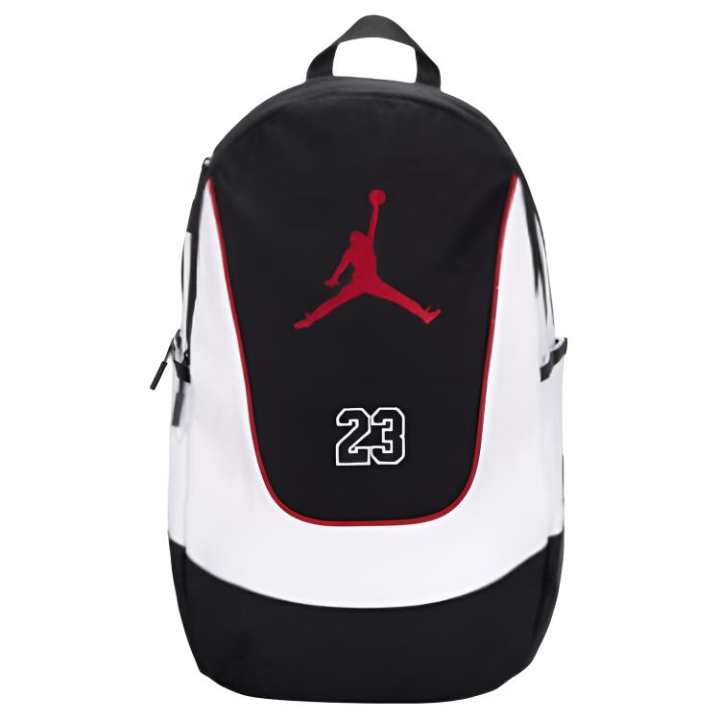 Jordan Jordan Polyester Backpack Medium Unisex Black & White