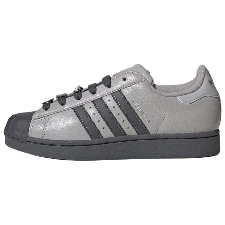 Adidas Originals Superstar 2 Low top Skateboard Shoes Women's Light Gray