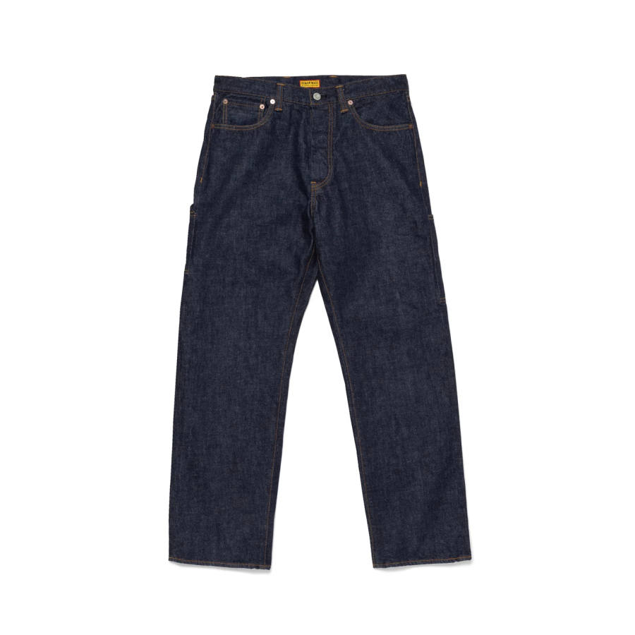 HUMAN MADE SS26 Jeans Unisex Indigo Straight Fit Pants