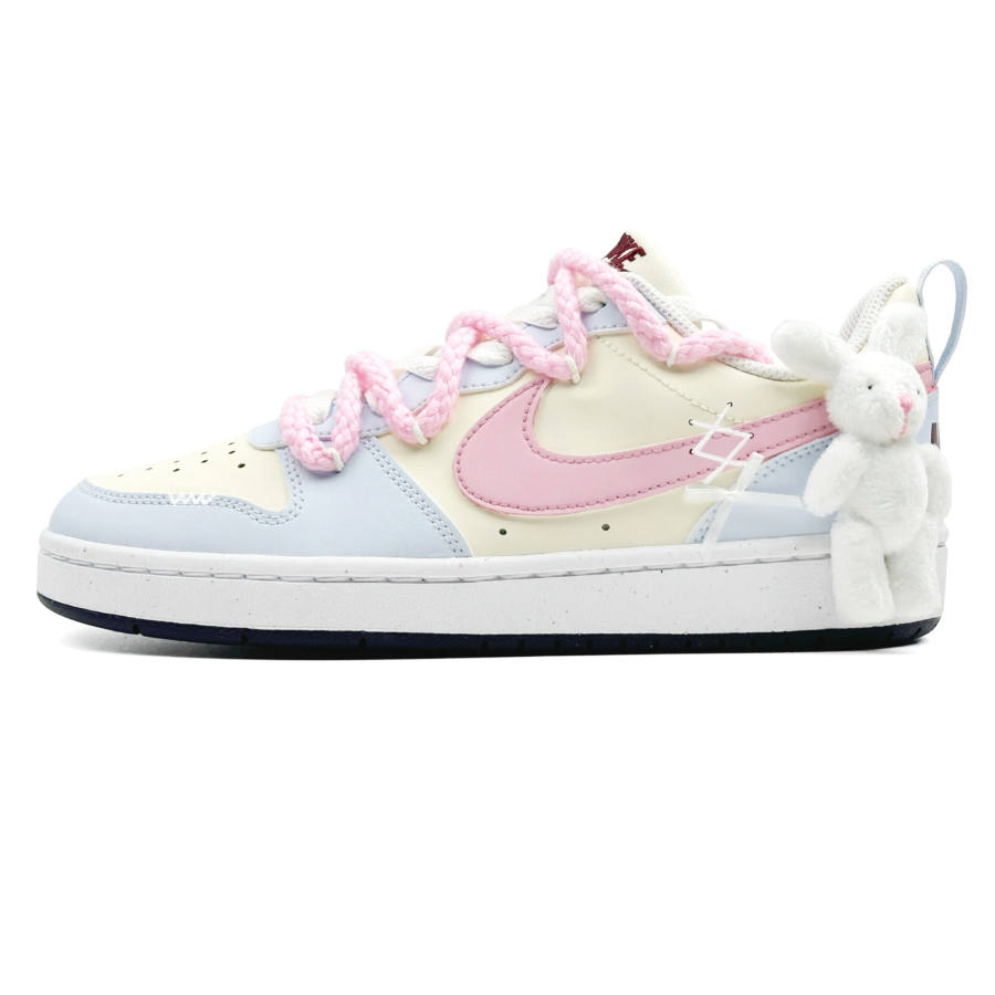 Nike Nike Court Borough Steam Rose, Sweetheart Pink Rabbit Slip Resistant Abrasion Resistant