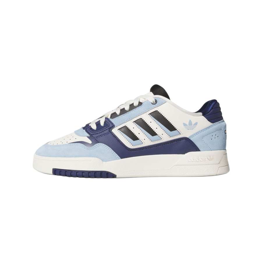 Adidas Originals Drop Step 2.0 Low top Skateboard Shoes Unisex White Blue