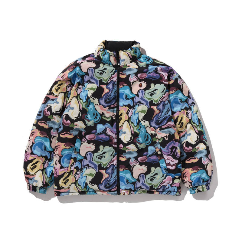 A BATHING APE A BATHING APE ART CAMO FFW25 Down Jacket Men's