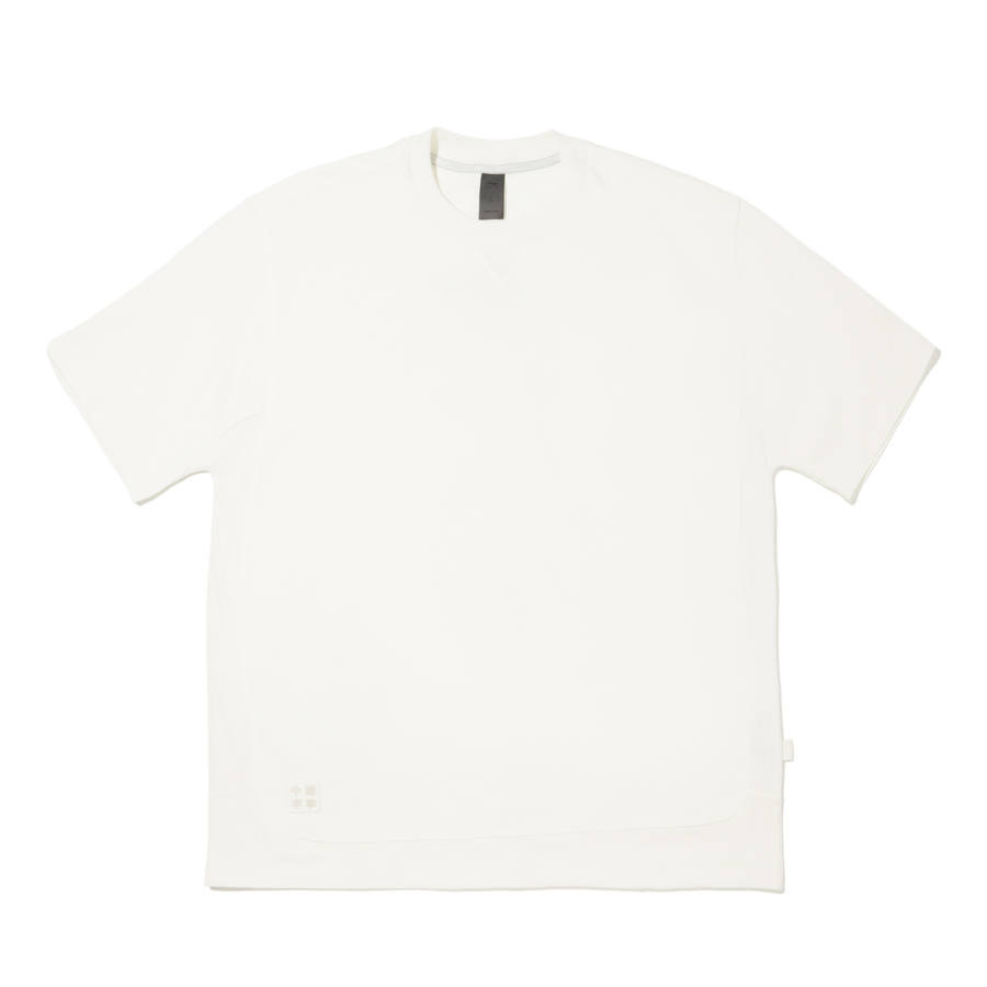 Li-Ning Li Ning T Shirts Men's Mist White Crew Neck