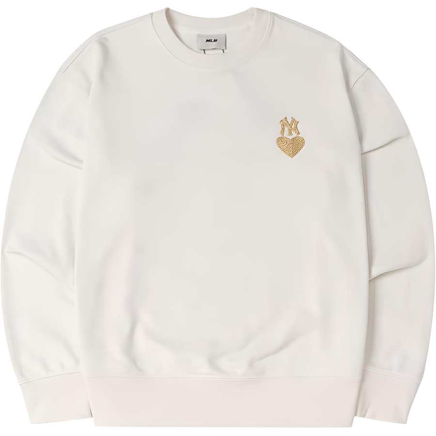 MLB MLB Heart 24FW Sweatshirt Unisex Cream