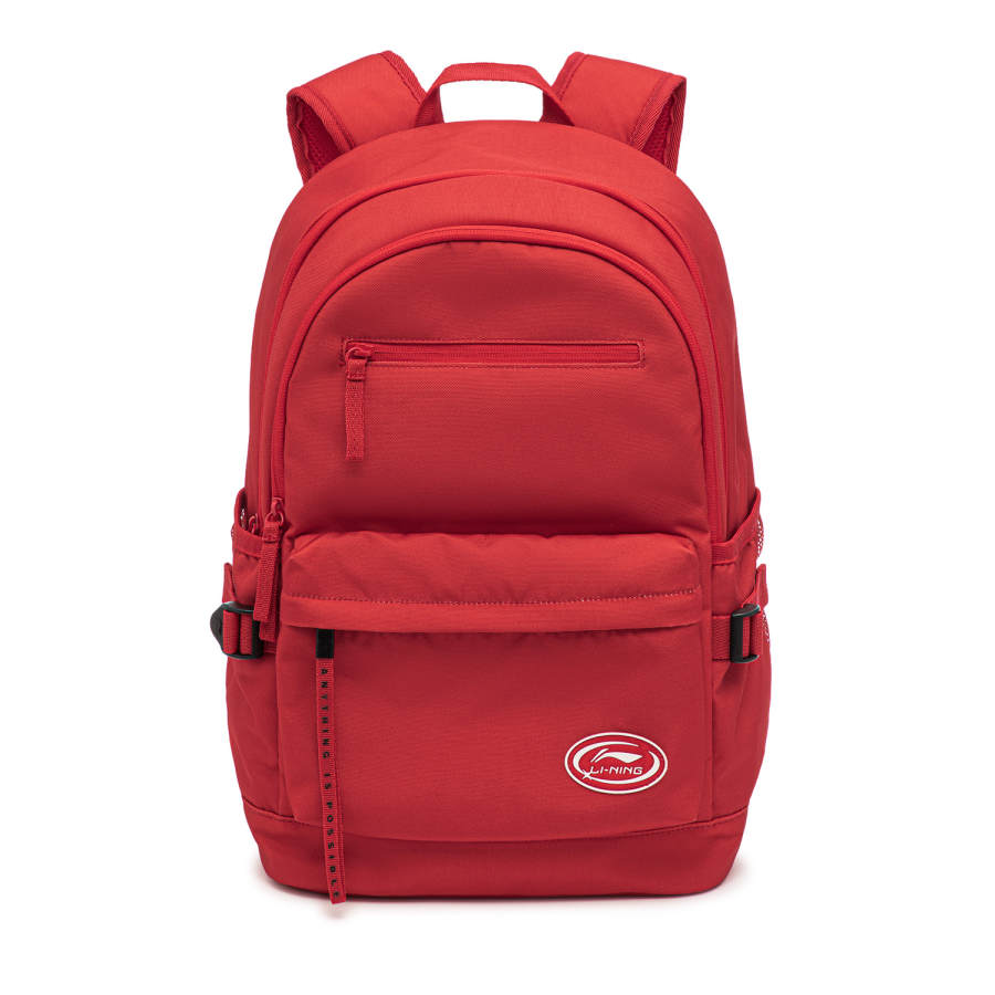 Li-Ning Li Ning Sports Life Collection Polyester Backpack Regular Unisex Vermilion