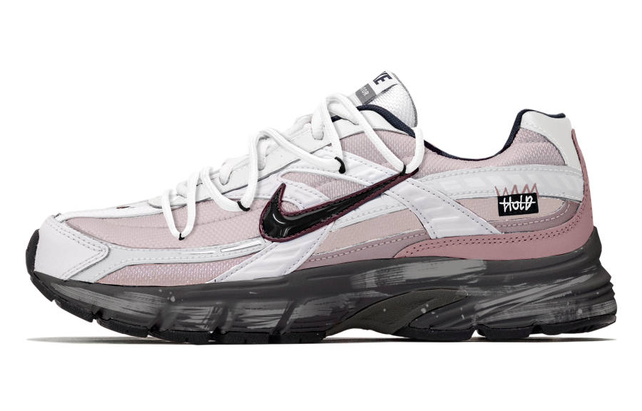Nike Nike Initiator Cow Split Leather Abrasion Resistant Slip Resistant Low top Casual Running Shoes Men's Gray Pink