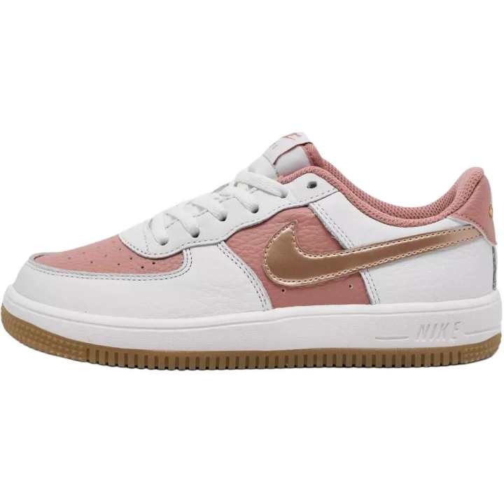 Nike Nike Air Force 1 Low top Skateboard Shoes Pink White Kids'