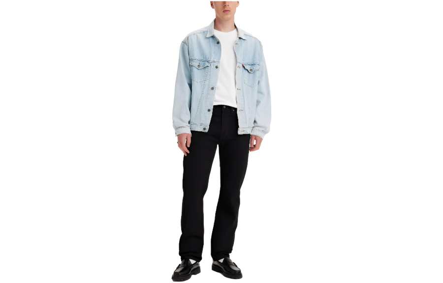 Levis Levis Jeans Men's Black Moderate Straight Fit Pants
