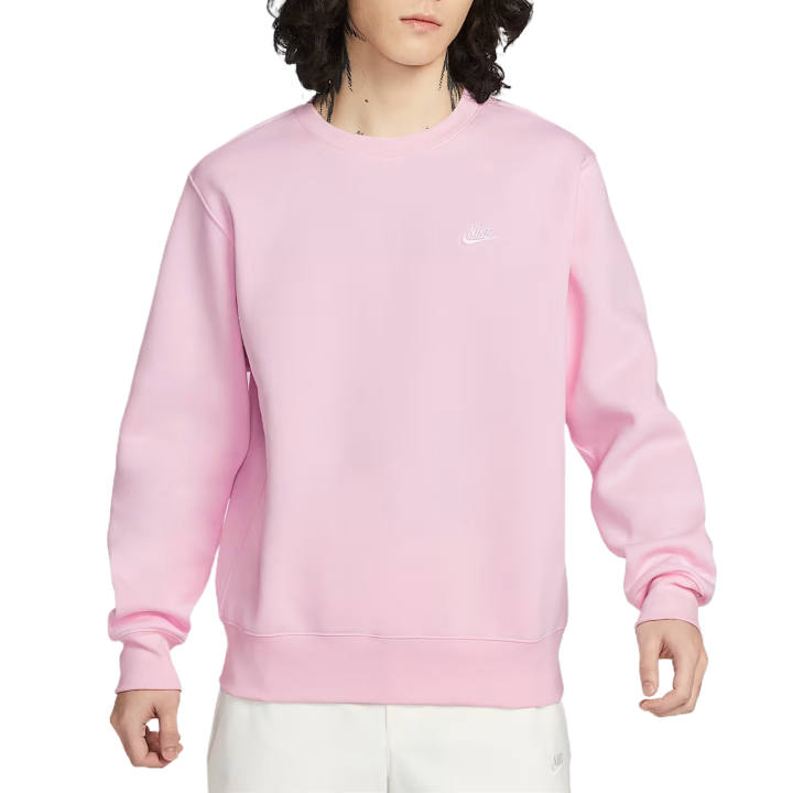 Nike Nike Club Soft And Comfortable Fleece Lined Crew Neck Sweatshirt Men's