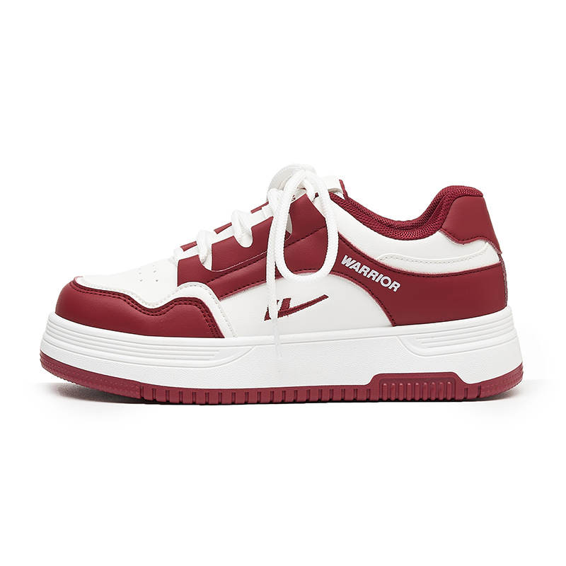 Warrior Cushioning Abrasion Resistant Lightweight Height Increasing Low top Skateboard Shoes Unisex