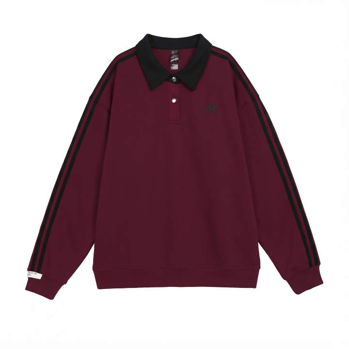 Adidas Adidas Sweatshirts Unisex Red Lapel Moderate Regular