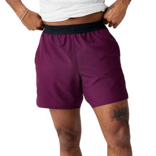 Brooks Running Shorts Men's Burgundy Flame/Black Moderate