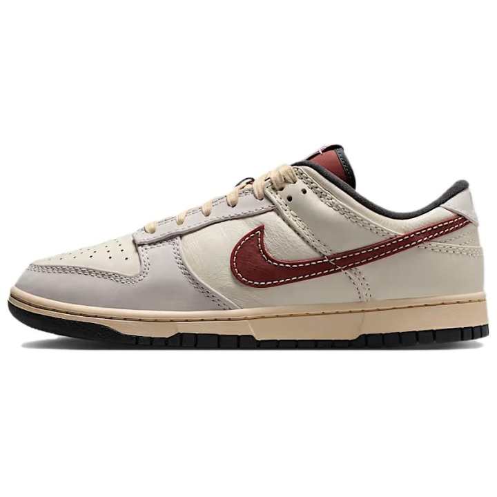 Nike Nike Dunk Leather Cushioning Low top Skateboard Shoes Men's White