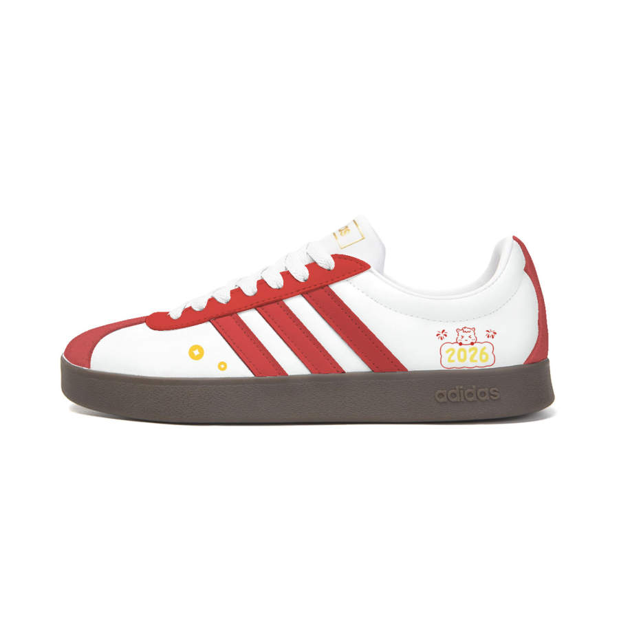 Adidas Adidas Vl Court Classic Star Joy Manufacturing, Step By Step Money Cushioning, Wear Resistant Low top Skateboard Shoes