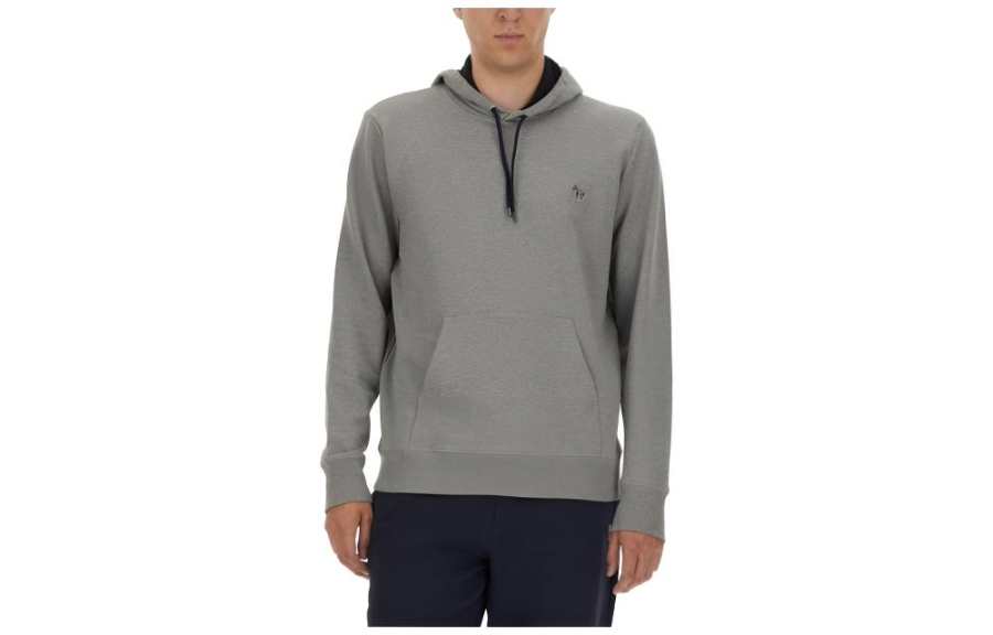 PS By Paul Smith Ps Paul Smith Zebra Patch Drawstring Hoodie