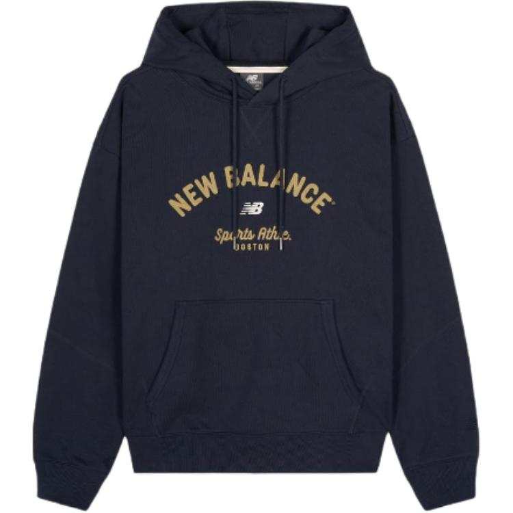 New Balance New Balance Sweatshirts Unisex Navy Blue Hooded Moderate