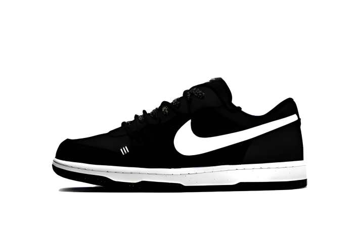 Nike Nike Big Black Hole Dark Shadow Low top Skateboard Shoes Men's Black White