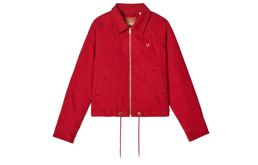 Levis Year Of The Horse Limited Collection Jackets Women's Red Lapel Thickened Workwear