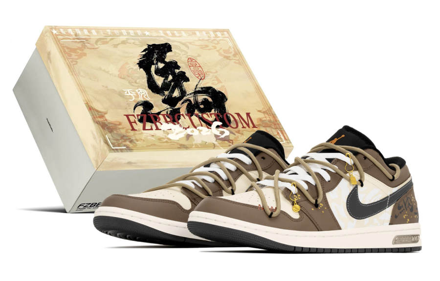 Jordan Jordan Air Jordan 1 CNY Box, Limited, Immediate Success, Horse Year Blessing Abrasion Resistant Low top