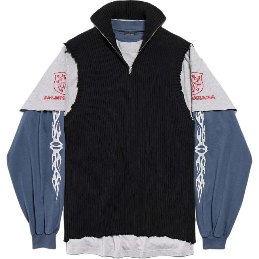 Balenciaga Knitwear Loose Fit Men's
