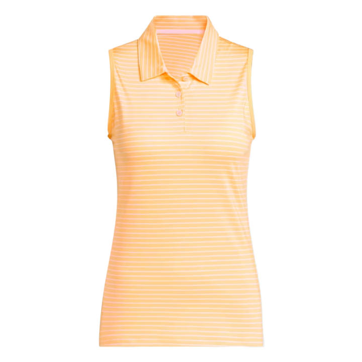 Adidas Adidas Performance Golf Clothing Women's Semi Ice Orange Polo Collar Moderate