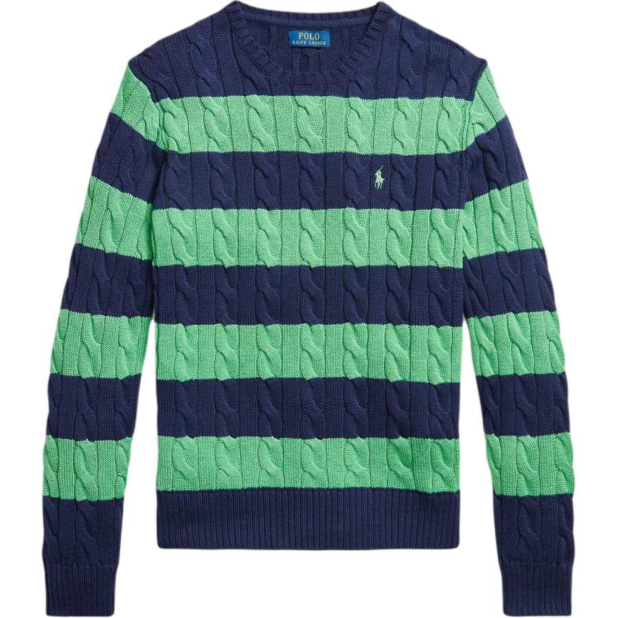 Polo Ralph Lauren Cable Stripe Knitted Sweater