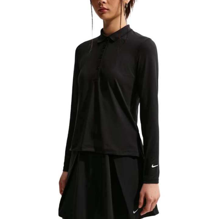 Nike Nike Golf Clothing Women's Black Lapel Moderate