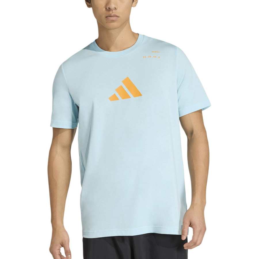Adidas Adidas T Shirts Men's Blue Crew Neck