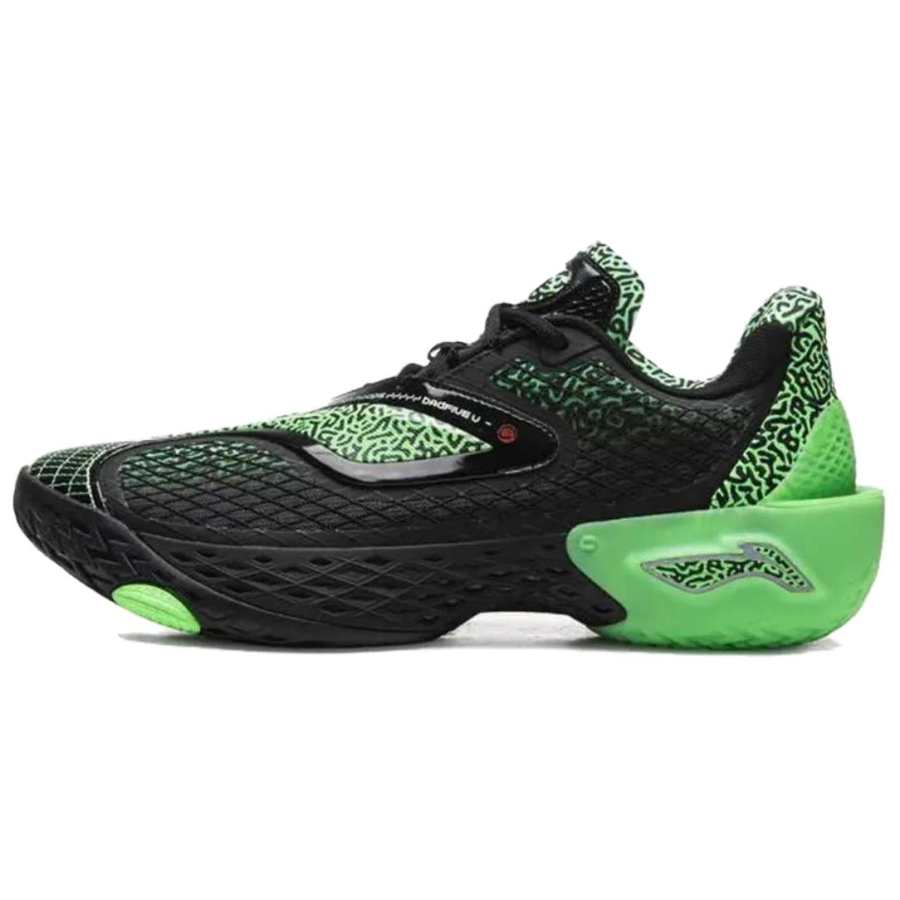 Li-Ning Li Ning BadFive 5 LOW top Basketball Shoes Men's Black Green