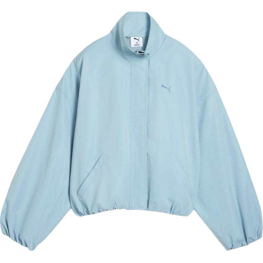 PUMA Jackets Women's Sea Foam Blue Stand Collar Moderate Other