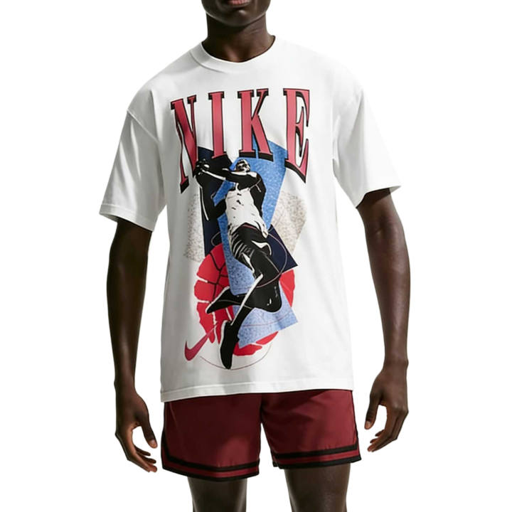 Nike Nike T Shirts Men's Sail White Crew Neck Moderate