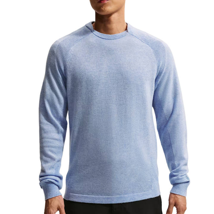 Nike Nike Golf Clothing Men's Work Blue/Ace Slate Gray Crew Neck Moderate