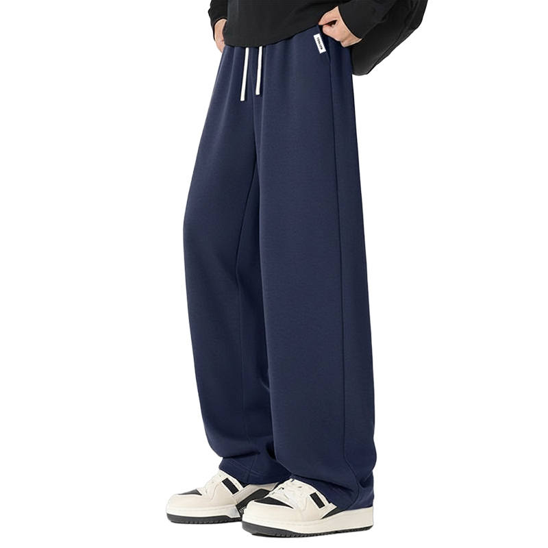 Tonlion Casual Pants Unisex Moderate Straight Fit Pants