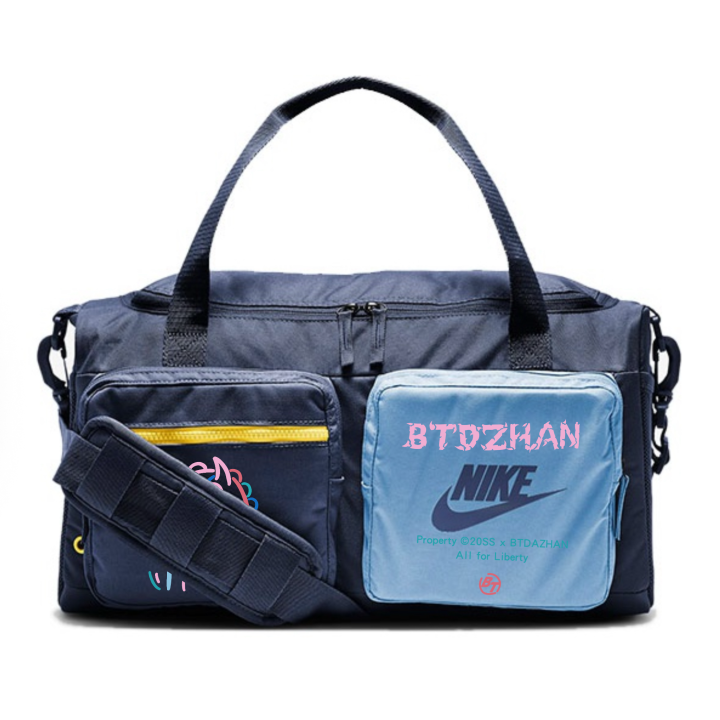 Nike Nike Fabric Travel Bag Unisex Deep Navy Blue & Blue