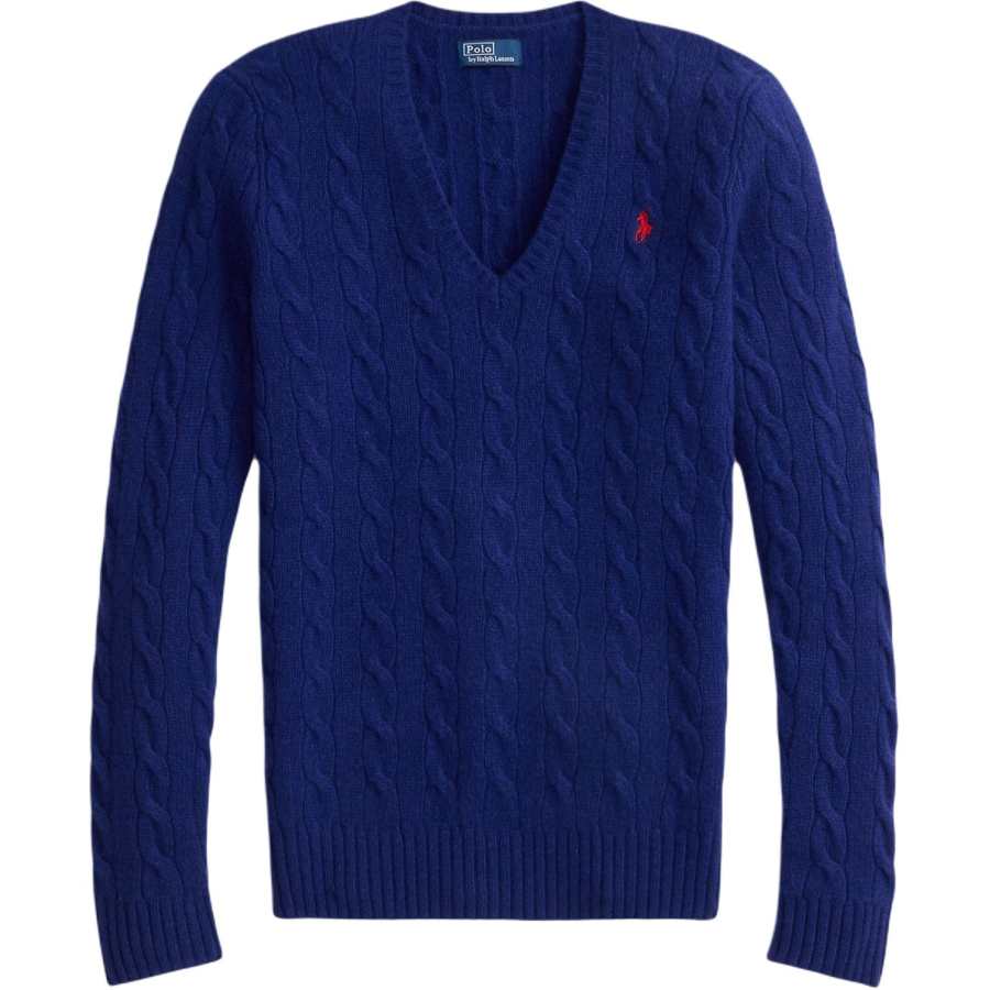 Polo Ralph Lauren Kimberly cable-knit V-neck sweater