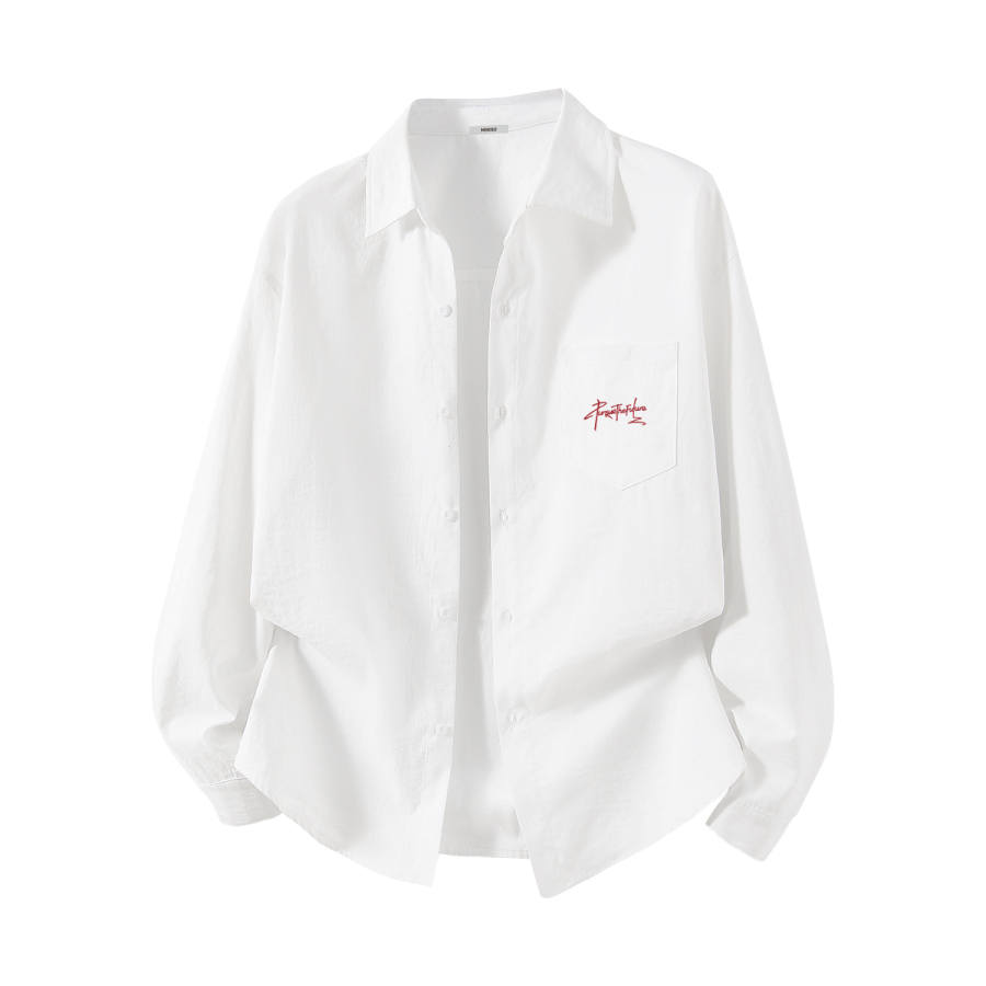 MINISO MINISO Shirts Unisex Lapel Thin Workwear