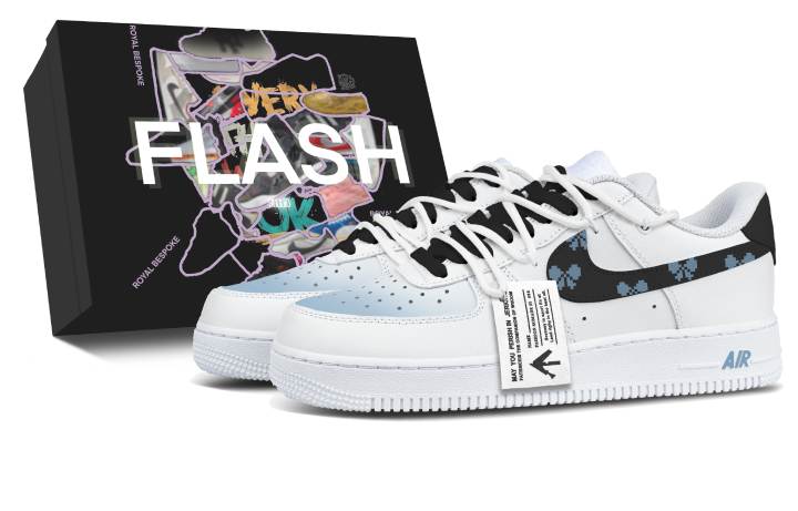 Nike Nike Air Force 1 Butterfly Pixel Leather Slip Resistant Abrasion Resistant Slip Resistant Abrasion Resistant Low top