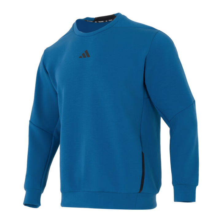 Adidas Adidas Sweatshirts Men's Blue Crew Neck Moderate Regular