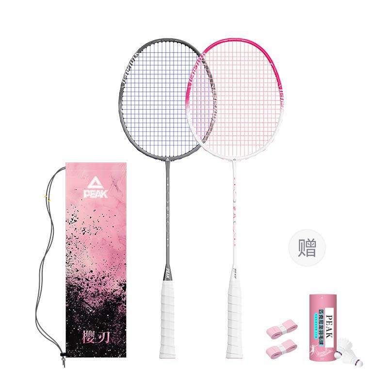 PEAK PEAK Cherry Blade Collection Carbon Composite Badminton Rackets Control Type All around Defense Advanced Level 675mm