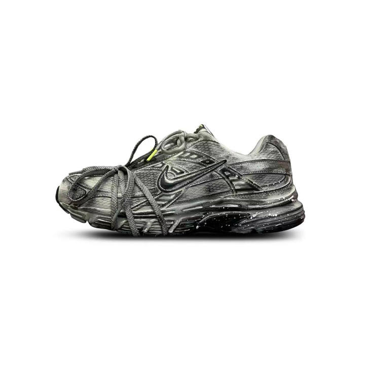Nike Nike Initiator Low top Casual Sprint Long Distance Running Shoes Men's Gray White