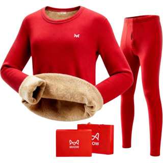 MIIOW Thermal Underwear Tops Long Johns Box Women's