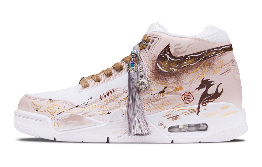 Nike Nike Flight Legacy Golden Horse Brings Auspicious Light Abrasion Resistant Abrasion Resistant Mid top