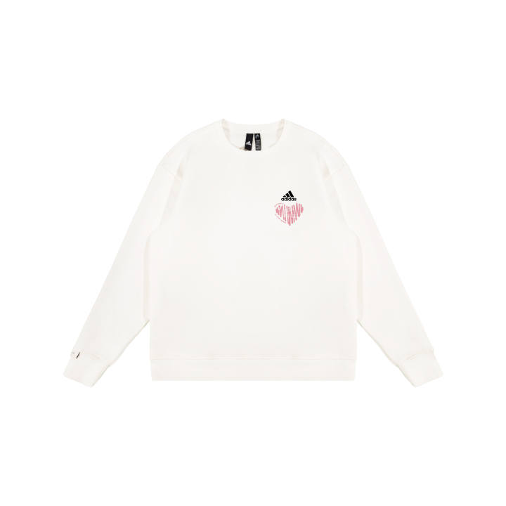 Adidas Adidas LABEL Sweatshirts Unisex Crimson Butterfly Crew Neck Moderate Regular