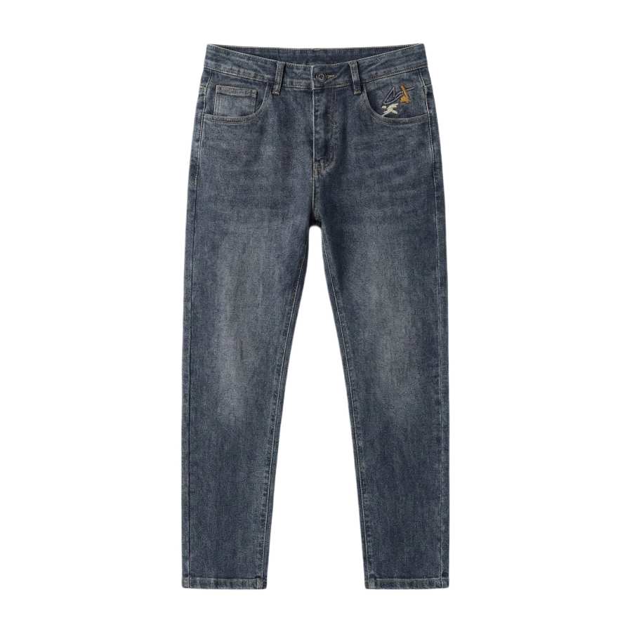 Hodo Jeans Unisex Blue Moderate Slim Fit Pants